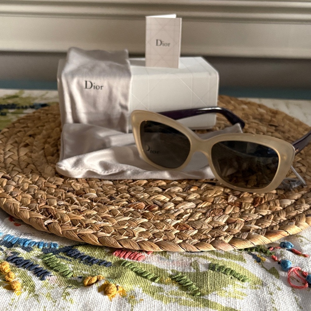 Dior Cream Sunglasses
